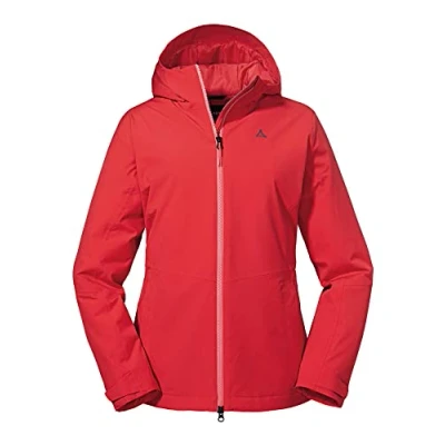 Abbildung von Schöffel Damen Jacket Torspitze L, winddichte, wattierte Winter Wanderjacke, atmungsaktive, schnelltrocknende Outdoorjacke mit T8 Tech Stretch, toreador, 40