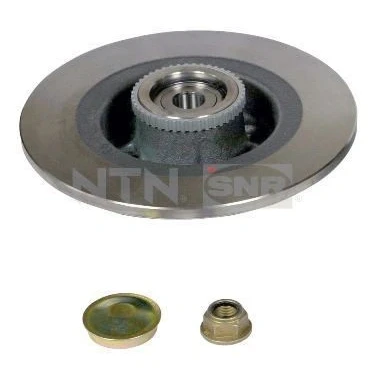 Abbildung von SNR KF155.73U Bremsscheibe 274 11 4 voll mit integriertem Radlager, Zahnrad RENAULT: SCENIC 2, Scénic 1, Megane I Grandtour