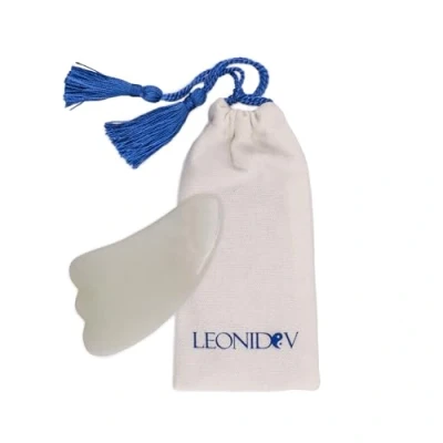Abbildung von Leonidov® PREMIUM Gua Sha Jade Stein 100% Natürliche Hautpflege für Straffung der Haut Gesichtsmassage Augen und Körper Skin Care Lymphdrainage Hautverjüngung