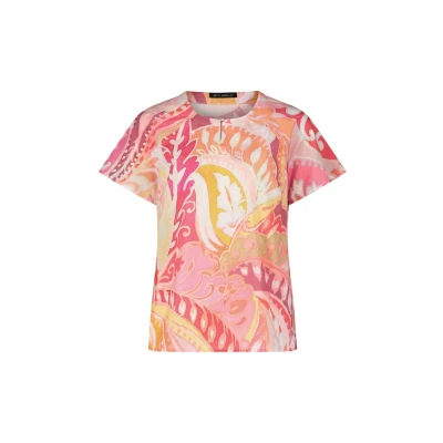 Abbildung von Betty Barclay Casual MIT Muster Bluse, Damen, Größe: 36, Rosé yellow