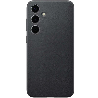 Abbildung von Samsung Leren Back Cover Schwarz Galaxy S24+