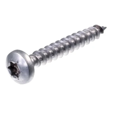 Abbildung von SECCARO Spanplattenschraube Halbrundkopf 5 x 35 mm, Edelstahl V2A VA A2, Holzschraube mit Vollgewinde, TX/Innensechsrund, 200 Stück