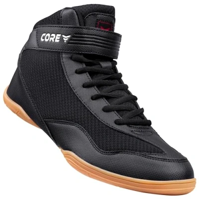 Abbildung von CORE Ringerschuhe für Herren, Damen und Kinder, Schwarz, 44 EU
