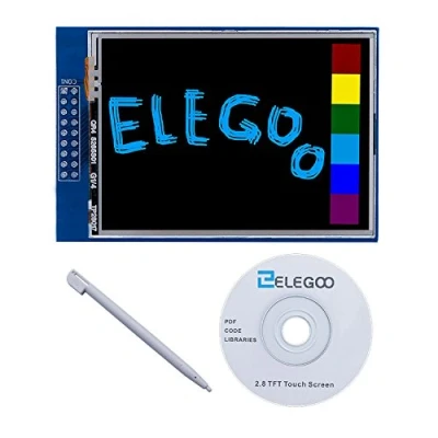 Abbildung von ELEGOO UNO R3 2,8&quot; TFT Touchscreen mit SD Karten Slot für Arduino Bibliotheken auf CD Mitgeliefert