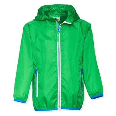 Abbildung von Playshoes Faltbar Regenjacke / wasserabweisende Jacke für Kinder, Größe: 128, Grün