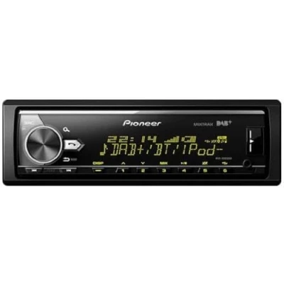 Abbildung von Pioneer MVH X580DABAN inkl. DAB Antenne, 1DIN Autoradio mit DAB+, RGB, deutsche Menüführung, Bluetooth, USB, AUX Eingang, iPod/iPhone Direktsteuerung, Freisprecheinrichtung, Smart Sync