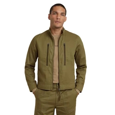 Abbildung von G STAR RAW Men&#039;s Jackets Lt wt deck jkt, Grün (smoke olive D24288 C962 B212), L