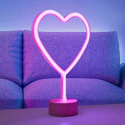 Abbildung von JUST LIGHT LED Wandleuchte »NEON HERZ«, 1 flammig, Leuchtmittel Board fest integriert