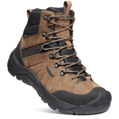 Abbildung von KEEN Herren Revel 4 Mid Polar Schneestiefel, Dark Earth/Caramel Cafe, 39.5 EU