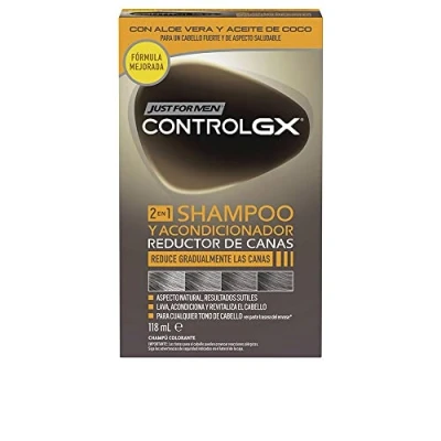 Abbildung von JUST FOR MEN (CONTROL GX) CHAMPU 2 EN 1 118ML. REDUCTOR CANA