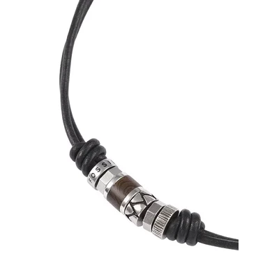 Abbildung von Fossil Halskette, Herren, Größe: One Size, Black