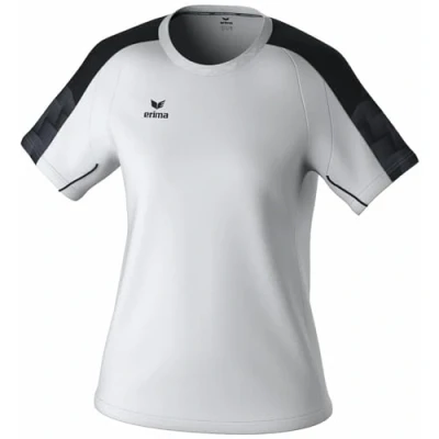 Abbildung von Erima Damen EVO Star leichtes T Shirt (1082419), weiß/schwarz, 38