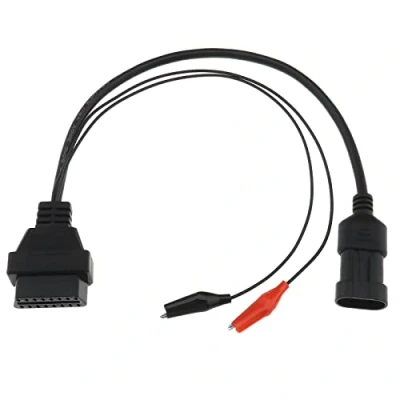 Abbildung von YINETTECH 3 poliges auf 16 OBDII OBD2 Diagnoseadapterkabel Anschließen von OBD II poligen Diagnosewerkzeugen für Fahrzeug Motorsystem Diagnosewerkzeugteile