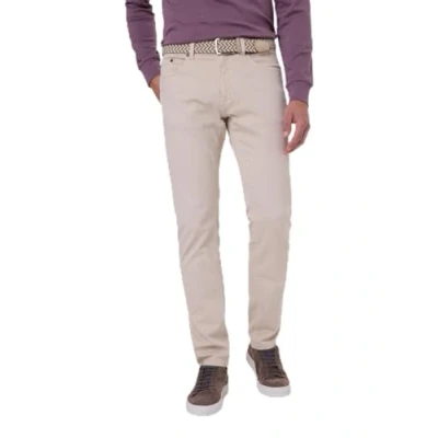 Abbildung von Pierre Cardin Herren Denim PC Lyon Männer Hose Tapered Fit Brown Rice 8148 1116 34W 34L