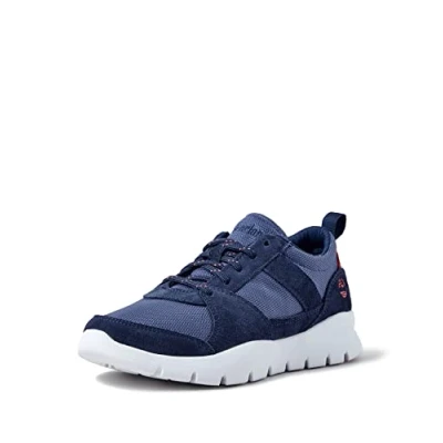 Abbildung von Timberland Jungen Unisex Kinder Boroughs Project L/F Ox (Toddler) Sneaker Low Top, Navy Suede, 21 EU