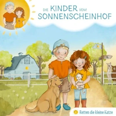 Abbildung von die Kinder vom Sonnenscheinhof retten kleine Katze Folge 1