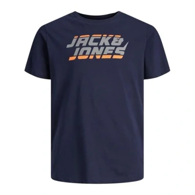 Abbildung von Jack &amp; Jones Jungen Jcokapper Tee Ss Crew Neck SMU Jnr T Shirt, Navy Blazer, 152