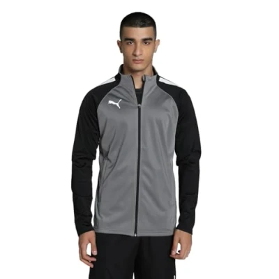 Abbildung von puma LIGA Trainingsjacke, Herren, Größe: 3XL, Smoked pearl / white