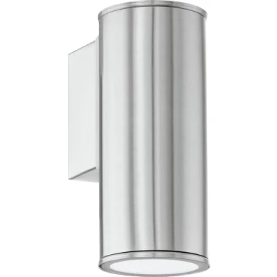 Abbildung von EGLO LED Außen Wandlampe Riga, 1 flammige Außenleuchte, Wandleuchte aus Edelstahl, Farbe: Silber, IP44