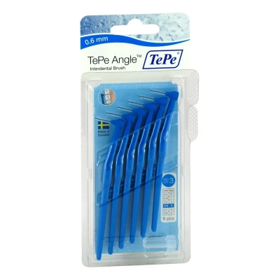Abbildung von Tepe Angle Interdentalbürste 0,6mm blau