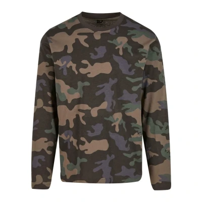 Abbildung von Brandit Langarmshirt, Herren, Größe: 3XL, Darkcamo