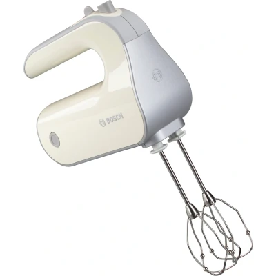 Abbildung von BOSCH Handmixer »Styline MFQ40301, Edelst. Rührbesen/Knethaken, 5 Stufen, hellgelb«, 500 W, Turbostufe, leichtes Gehäuse, Made in Europe