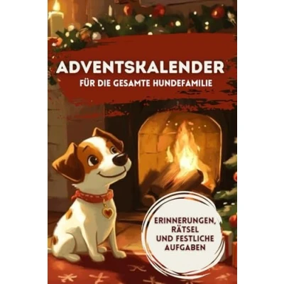 Abbildung von Adventskalender für die gesamte Hundefamilie: 24 Tage kreative Aufgaben, spannende Rätsel und Erinnerungen, dir deinem Hund unvergessliche gemeinsam Momente bescheren.