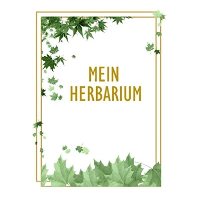 Abbildung von Mein Herbarium: Herbarium Leer A4 Pflanzen Sammeln, Bestimmen, Aufbewahren 110 Seiten Papier Weiß Gepunktete Pflanzenbestimmung
