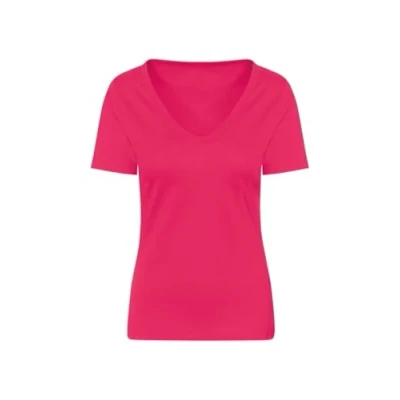 Abbildung von Trigema Damen V Shirt aus Baumwolle/Elastan
