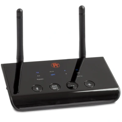 Abbildung von Teufel FeinTech Bluetooth Audio System Sender TV oder Gaming Ton Lippensynchrone Übertragung Schwarz