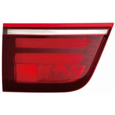 Abbildung von ABAKUS 444 1331R UQ Rückleuchte rechts innerer Teil P21W weiß, Rot ohne Lampenträger, Glühlampe BMW: X5