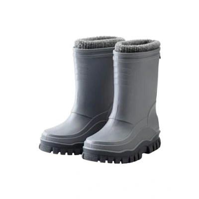 Abbildung von Sterntaler Jungen Unisex Kinder herausnehmbarem Innenschuh Gummistiefel, Mittelgrau, 25 EU