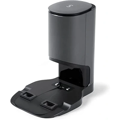 Abbildung von ECOVACS Automatische Absaugstation original Zubehör für Saugroboter DEEBOT T9 AIVI, Auto Entleerung inkl. Ladestation + 2 Staubbeutel, grau
