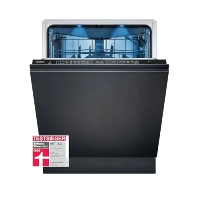 Abbildung von Siemens SN65ZX07CE, iQ500 Smarter Geschirrspüler Vollintegriert, 60 cm breit, Besteckschublade, Made in Germany, Zeolith Trocknung, extra leise, aquaStop, varioSpeed Kurzprogramm, Innenbeleuchtung