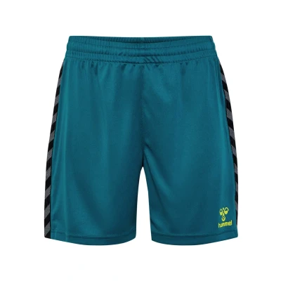 Abbildung von Hummel Authentic kurze Sporthose für Kinder, Größe: 116, Blue coral