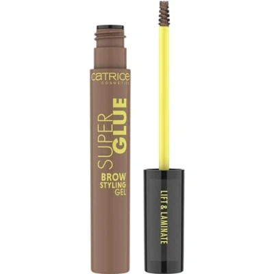 Abbildung von Catrice Super Glue Brow Styling Gel, Augenbrauengel, Nr. 020, Braun, definierend, fixierend, schnelltrocknend, vegan, ohne Mikroplastikpartikel, Nanopartikel frei, Naturkosmetik, 1er Pack (4ml)