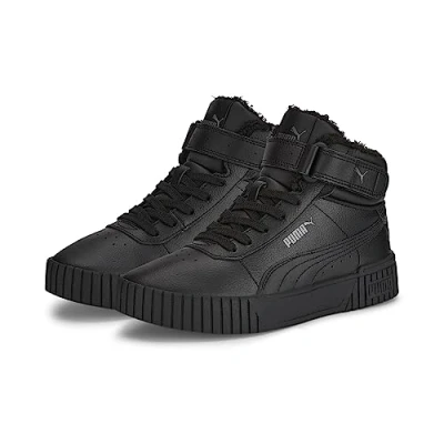 Abbildung von Puma Carina 2.0 MID Sneaker high für Kinder, Größe: 38.5, Black/dark shadow Schuhe