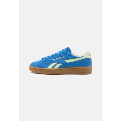 Abbildung von Reebok Classic CLUB C Grounds Unisex Sneaker low, Größe: 36, Kineticblue/astrolime/vintagechalk Veloursleder