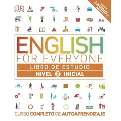 Abbildung von English for Everyone Libro de estudio (nivel 2 Inicial): Curso completo autoaprendizaje (Aprender inglés)