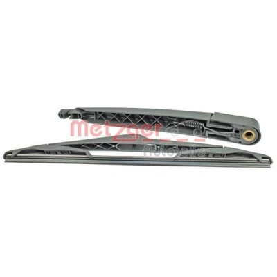 Abbildung von Wischarm, Scheibenreinigung Metzger 2190361 hinten mit Kappe, integriertem Wischblatt RENAULT: GRAND SCENIC 3, 3