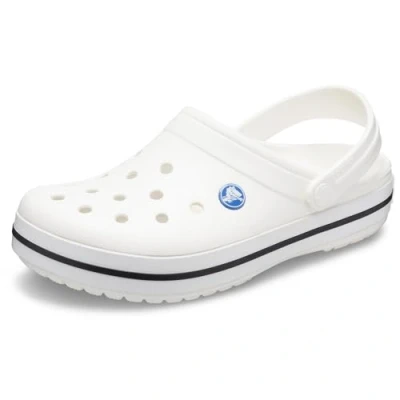Abbildung von Crocs Unisex Crocband Clogs, weiß 01, 11/12 UK