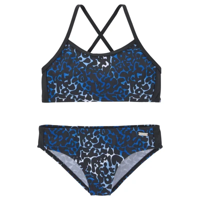 Abbildung von Buffalo Bustier Bikini SET für Kinder, Größe: 122/128, Blue