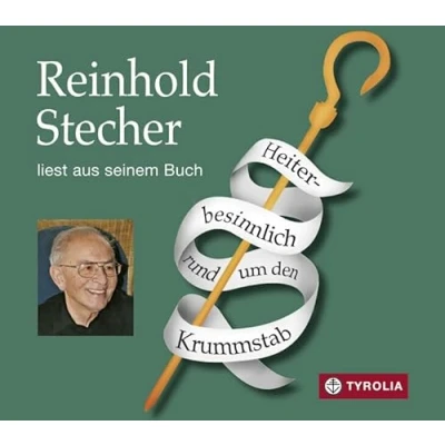 Abbildung von Heiter besinnlich rund um den Krummstab: Reinhold Stecher liest aus seinem Buch, musikalisch umrahmt auf der Harfe von Margarete Kantuscher.