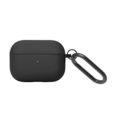 Abbildung von Native Union Roam Case für AirPods Pro 2 Seidig Matte Flüssigsilikonhülle Kompatibel mit (Schwarz)