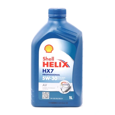 Abbildung von Shell Helix HX7 Professional AV 5W 30 1l Motoröl 550046311 VOLKSWAGEN: Passat B6 Saloon, B5 GP Golf 4 Variant, AUDI: A4 B7 Avant