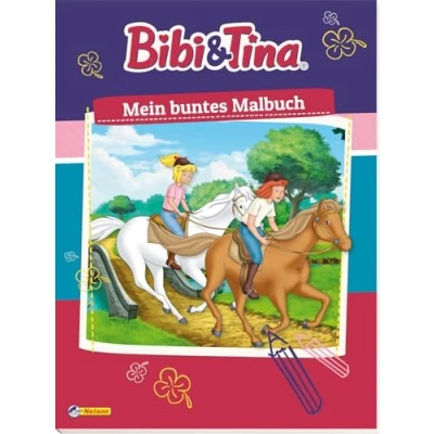 Abbildung von Bibi &amp; Tina: Mein buntes Malbuch: 80 Ausmalmotive für Jungen und Mädchen ab 4 Jahren (Bibi Freunde immer!)