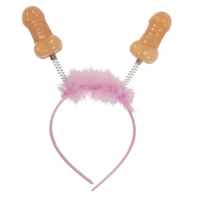 Abbildung von Haarreif mit zwei 25 cm Penissen