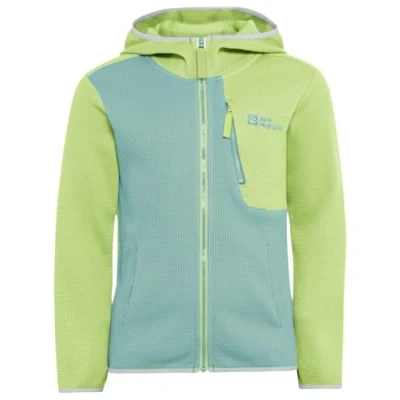Abbildung von Jack Wolfskin Actamic GRID Midlayer Laufjacke für Kinder, Größe: 152, Soft jade
