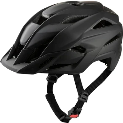 Abbildung von ALPINA KAMLOOP Individuell Anpassbarer, Leichter &amp; Sicherer Fullface Fahrradhelm mit Kinnbügel, für Erwachsene, Black matt, M (56 59 cm)
