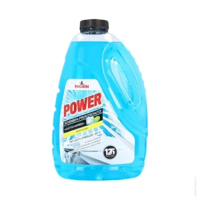 Abbildung von NIGRIN Scheiben Frostschutz POWER Fertigmix 25, schnellwirkend, schlierenfrei und verhindert erneutes Einfrieren, blau, 3 Liter